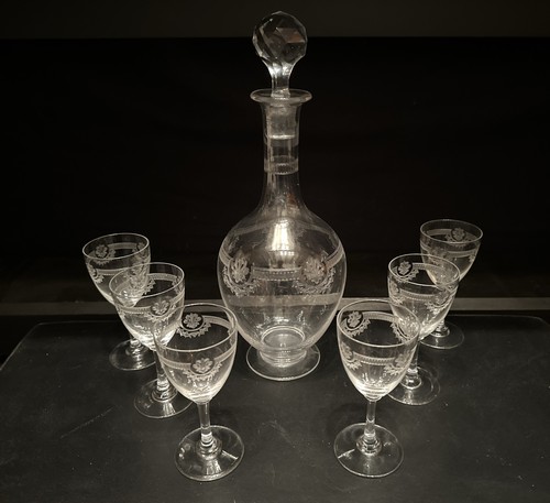 Carafe avec verres - verres, en