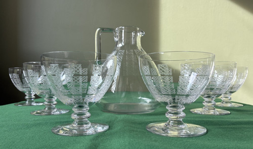 Lot verres eau - de, à