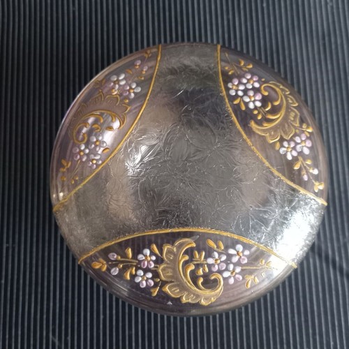 Ancienne boite bijoux verre - bijoux,