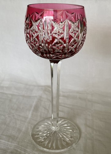 Verre pied cristal de - a,