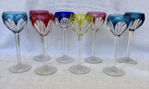 Verres pied cristal - cristal,